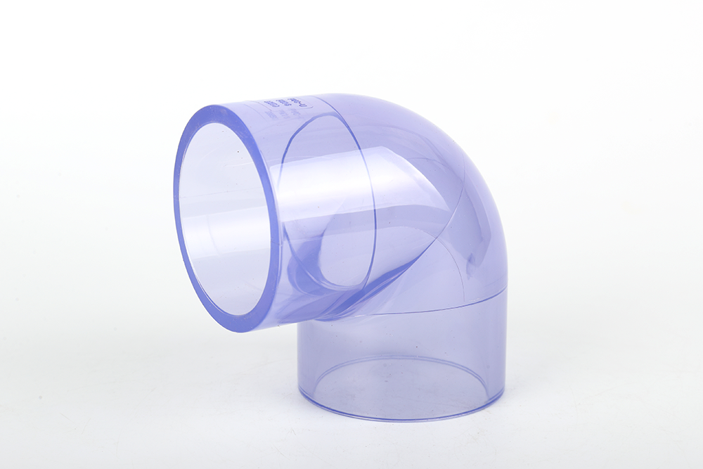 庆元透明 90 度弯头